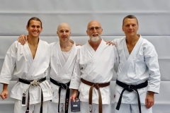 Prüfung beim Karatelehrgang 2019